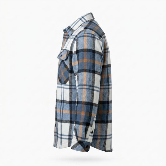 Allsaints Leather - Allor | Plaid Lined Jacket Men