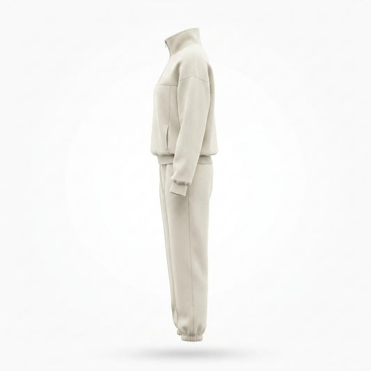 Allsaints Leather - Yotor | Quarter-Zip High-Neck Sweatshirt Unisex