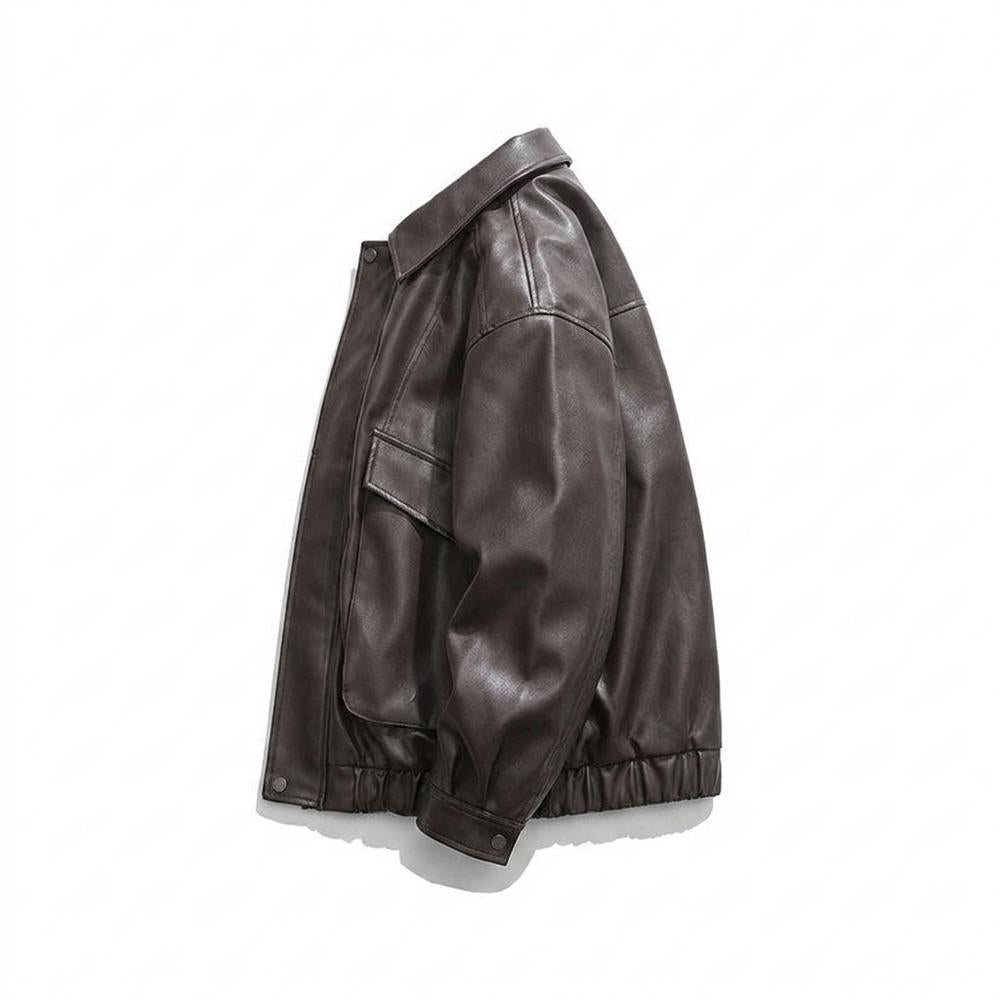 Allsaints Leather - Rital | Faux Leather Boxy Fit Jacket Unisex