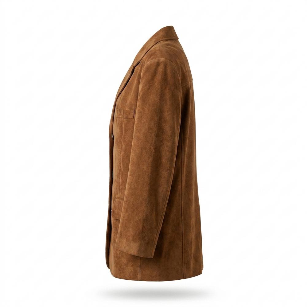 Allsaints Leather - Tiven | Suede-Effect Single-Breasted Blazer Women