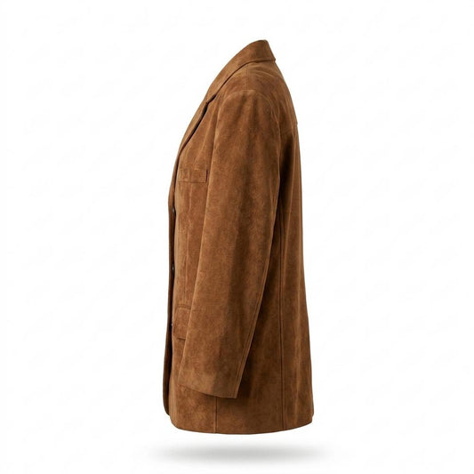 Allsaints Leather - Tiven | Suede-Effect Single-Breasted Blazer Women