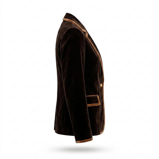 Allsaints Leather - Romer | Velvet Piped Blazer Women
