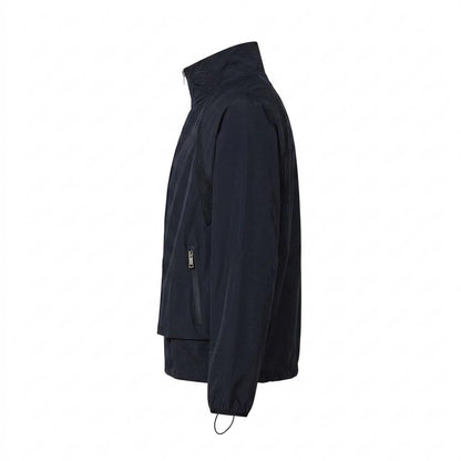Allsaints Leather - Zanor | Zip-Up High-Collar Jacket Unisex