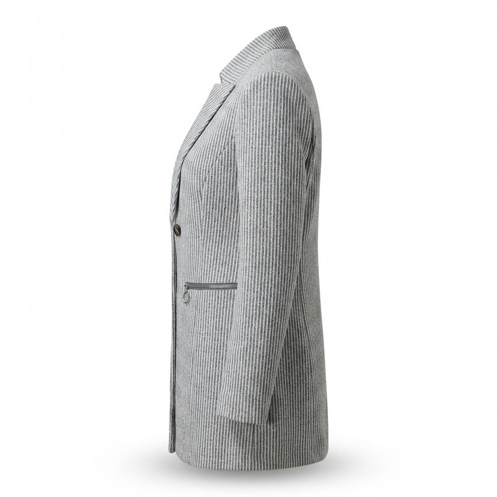 Allsaints Leather - Nomir | Striped Single-Breasted Blazer Women