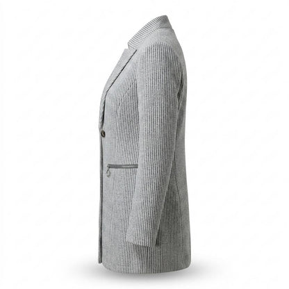 Allsaints Leather - Nomir | Striped Single-Breasted Blazer Women