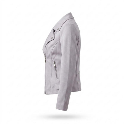 Allsaints Leather - Elsen | Asymmetrical Faux Suede Jacket Women