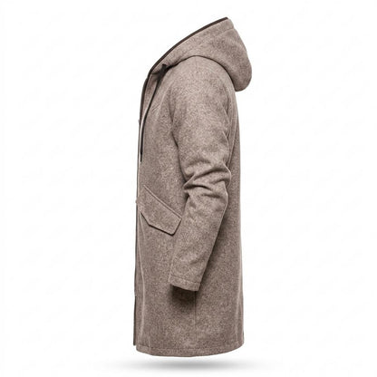 Allsaints Leather - Nisil | Hooded Zip-Up Coat Men