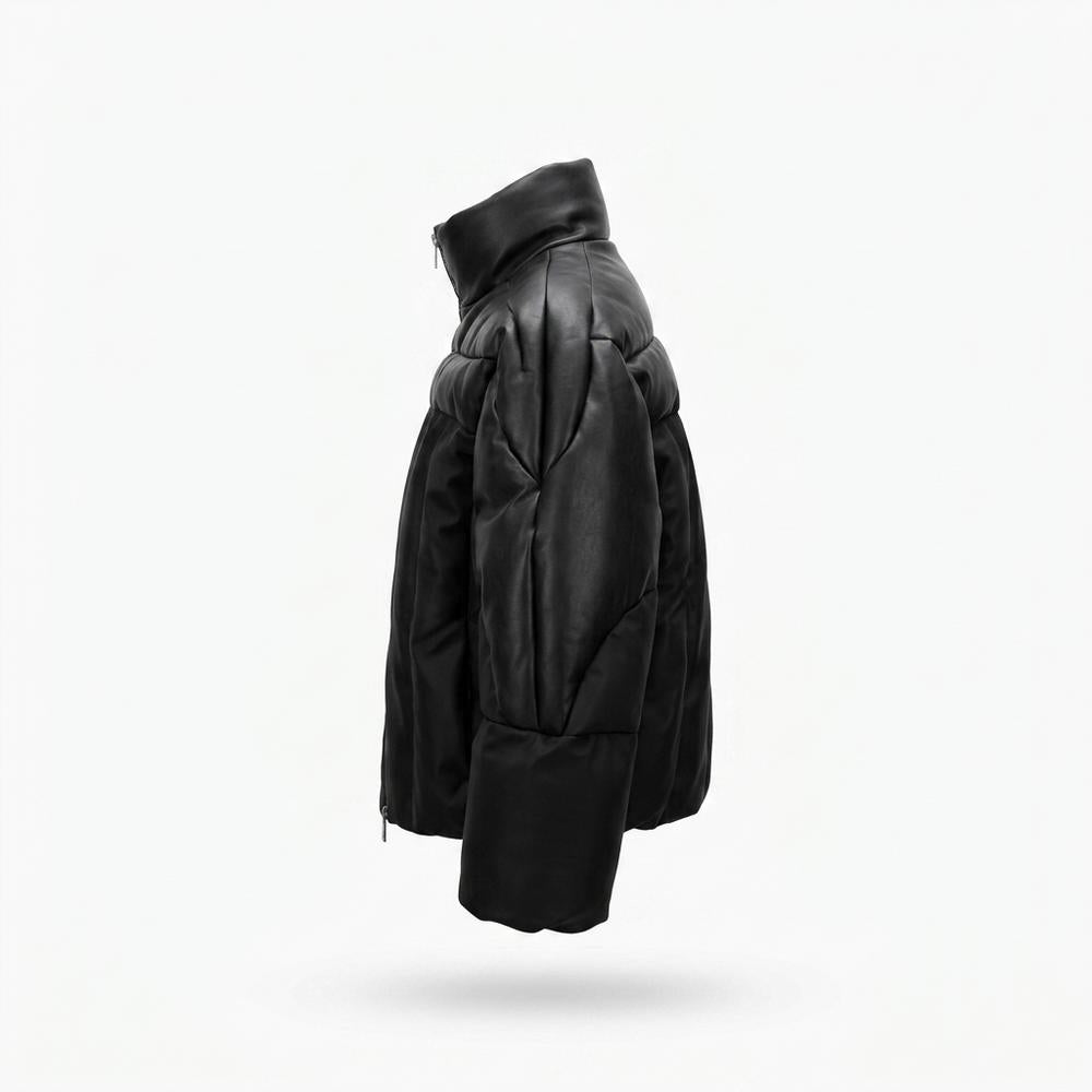 Allsaints Leather - Damor | Padded Faux-Leather Jacket Men