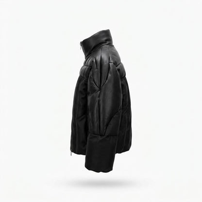 Allsaints Leather - Damor | Padded Faux-Leather Jacket Men
