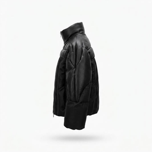 Allsaints Leather - Damor | Padded Faux-Leather Jacket Men