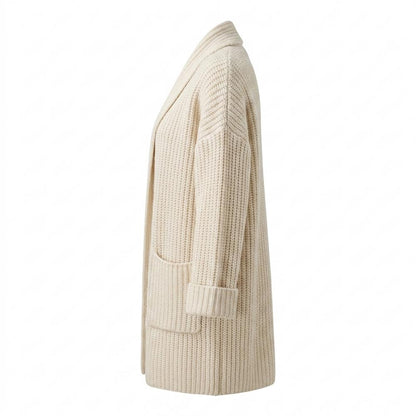 Allsaints Leather - Zelin | Rib-Knit Shawl-Collar Knit Cardigan Women