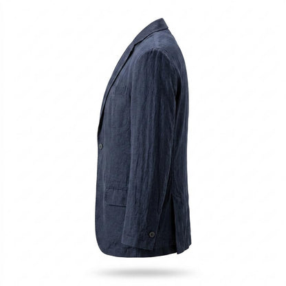 Allsaints Leather - Riven | Unlined Linen-Blend Blazer Men