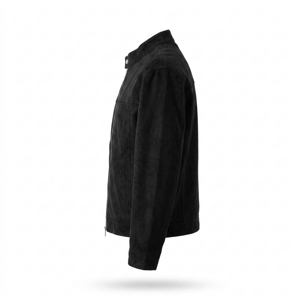 Allsaints Leather - Simen | Suede Zip-Up Jacket Men