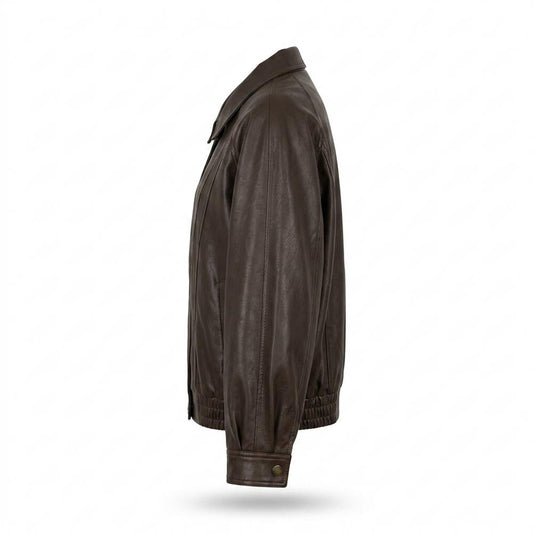 Allsaints Leather - Losol | Zip-Up Oversized Leather Jacket Women