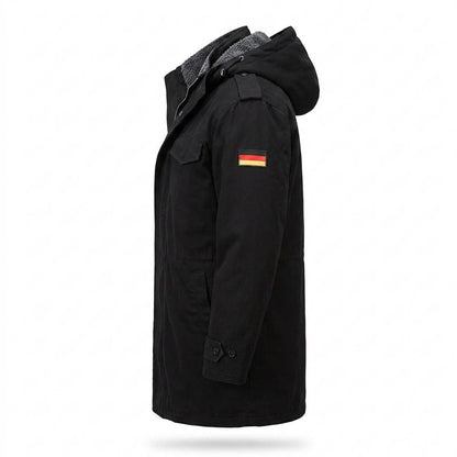 Allsaints Leather - Ketak | Lined Hooded Coat Men