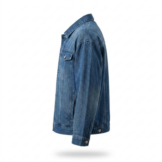 Allsaints Leather - Vaser | Button-Front Regular Fit Denim Jacket Men