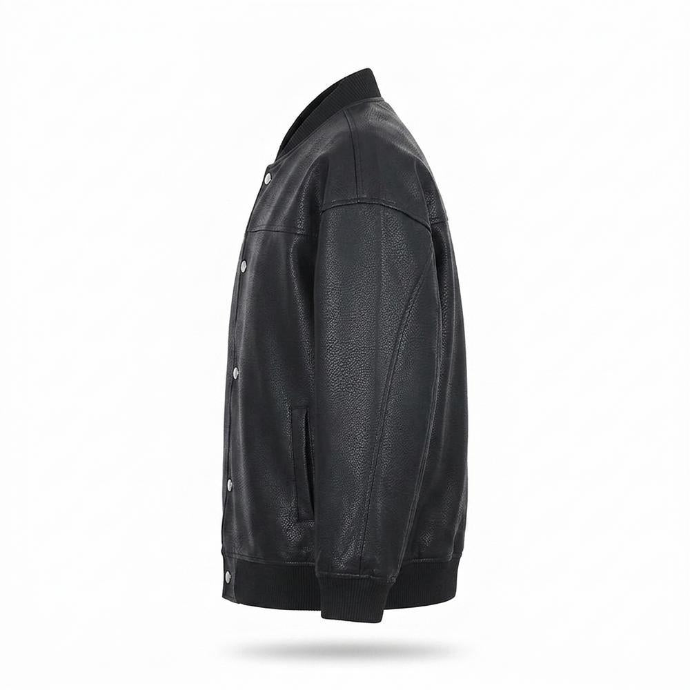 Allsaints Leather - Luviv | Button-Up Ribbed Jacket Unisex