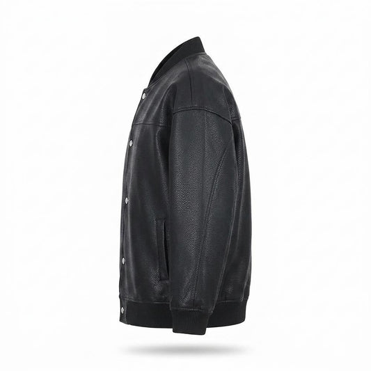 Allsaints Leather - Luviv | Button-Up Ribbed Jacket Unisex