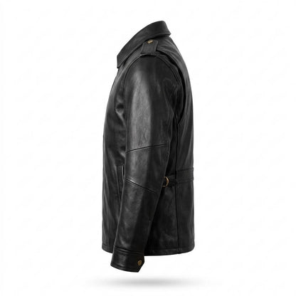 Allsaints Leather - Misud | Zip-Up Belted Leather Jacket Men
