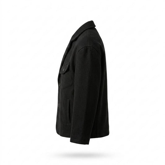 Allsaints Leather - Nisan | Single-Breasted Loose-Fit Jacket Unisex