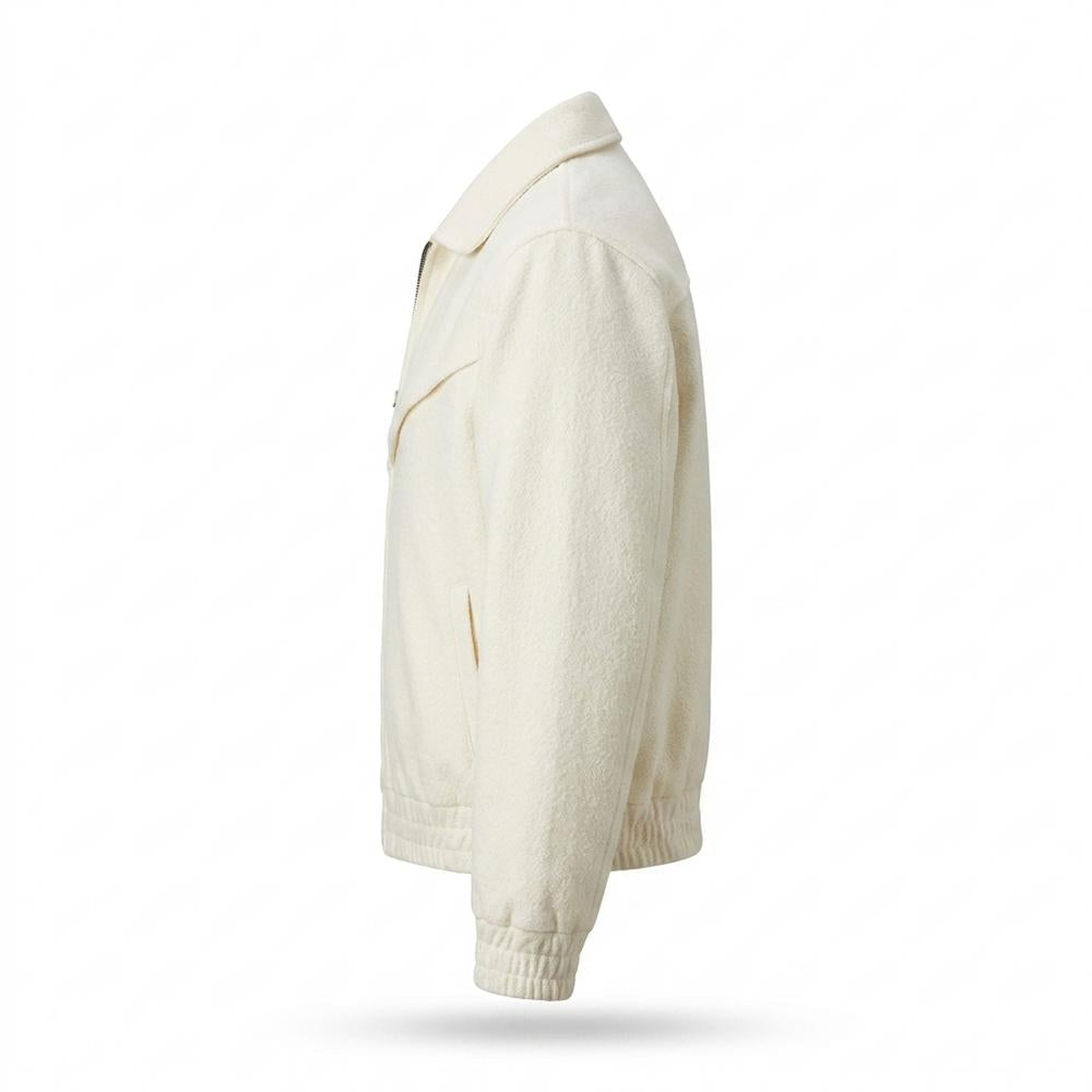 Allsaints Leather - Dahal | Textured Zip-Up Jacket Men