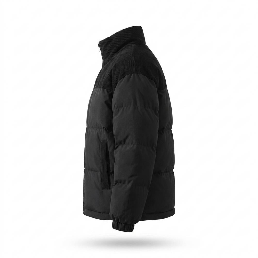 Allsaints Leather - Yodan | Padded Corduroy-Paneled Jacket Unisex