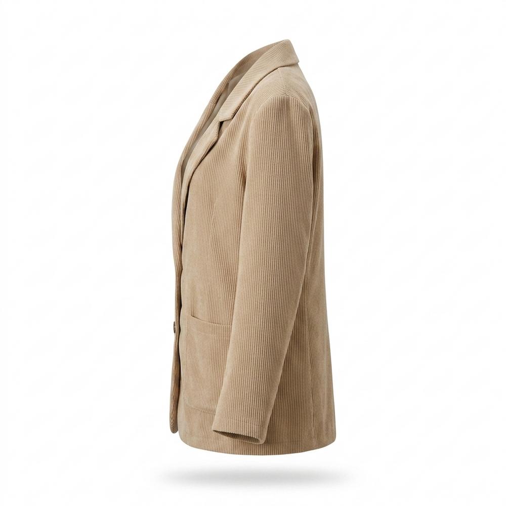 Allsaints Leather - Vekar | Corduroy Single-Breasted Blazer Women