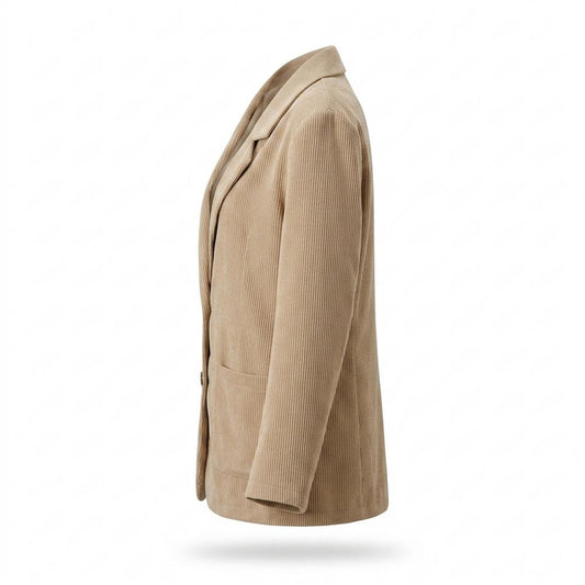 Allsaints Leather - Vekar | Corduroy Single-Breasted Blazer Women