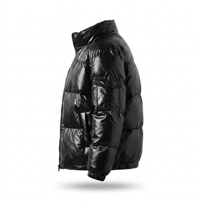 Allsaints Leather - Zevel | Glossy Padded Jacket Unisex
