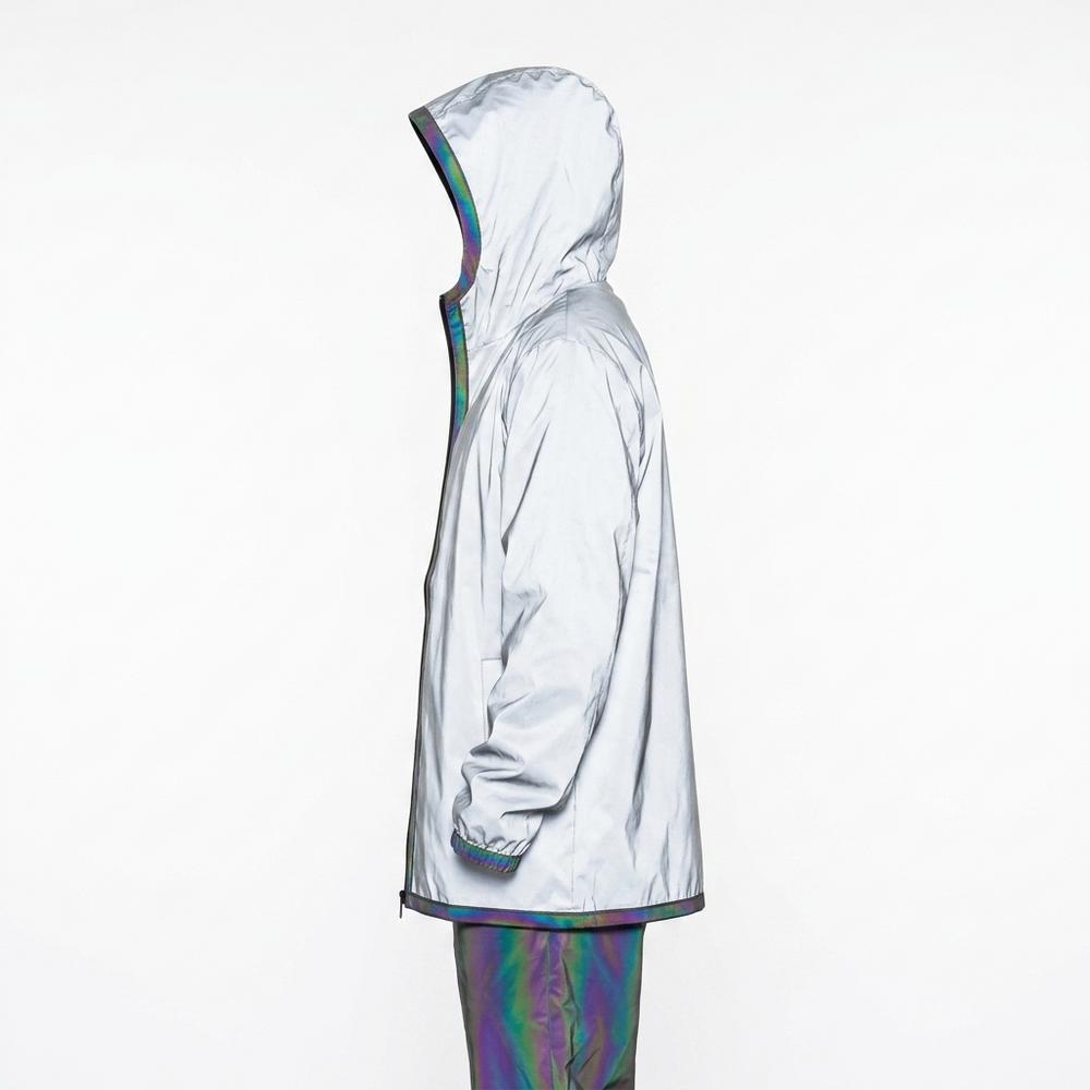 Allsaints Leather - Lahal | Reflective Iridescent Coat Unisex