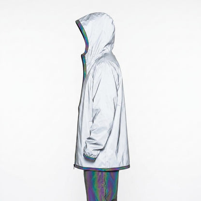 Allsaints Leather - Lahal | Reflective Iridescent Coat Unisex