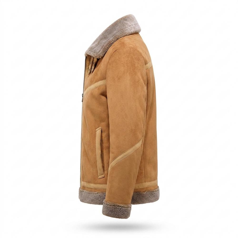 Allsaints Leather - Tisen | Shearling-Lined Zip-Up Jacket Men