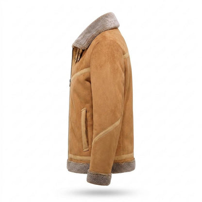 Allsaints Leather - Tisen | Shearling-Lined Zip-Up Jacket Men