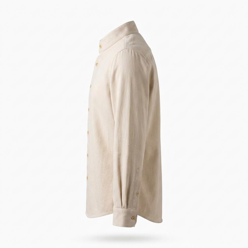 Allsaints Leather - Nevin | Stand-Collar Twill Shirt Men