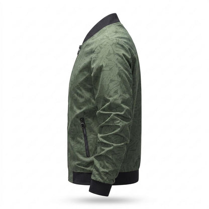 Allsaints Leather - Risil | Patterned Ribbed Jacket Men