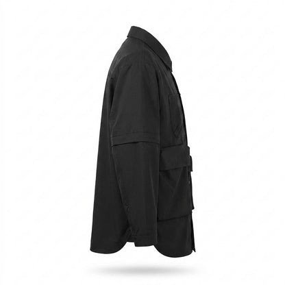 Allsaints Leather - Lafed | Multi-Pocket Button-Front Shirt Unisex