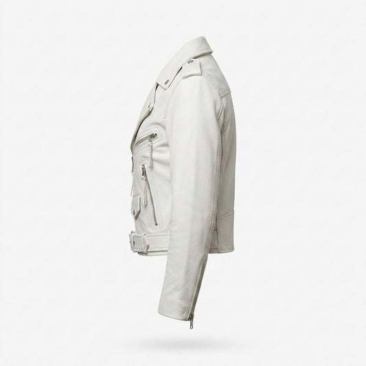 Allsaints Leather - Calev | Asymmetrical Belted Leather Jacket Women