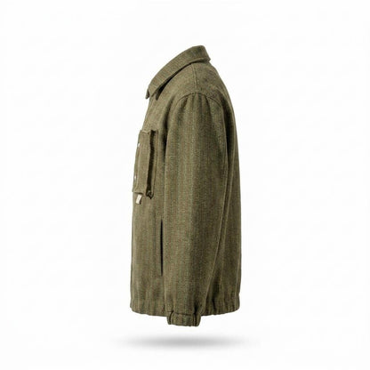 Allsaints Leather - Vavan | Structured Striped Jacket Unisex