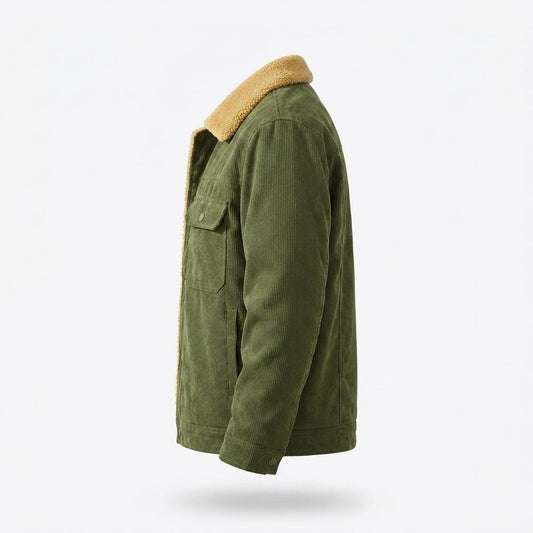 Allsaints Leather - Sever | Corduroy Sherpa-Lined Jacket Men