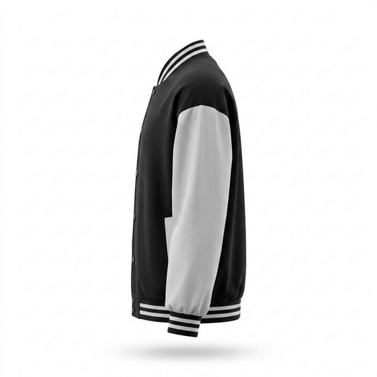 Allsaints Leather - Tasin | Two-Tone Contrast-Sleeve Jacket Unisex