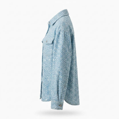 Allsaints Leather - Vemar | Sequined Textured Jacket Women