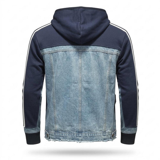 Allsaints Leather - Rosan | Hooded Striped Jacket Men