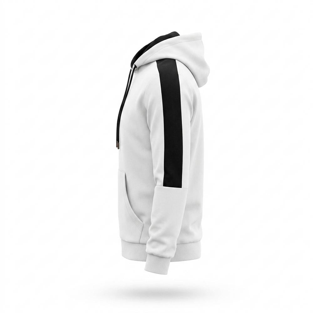 Allsaints Leather - Rolev | Zip-Up Two-Tone Hoodie Unisex
