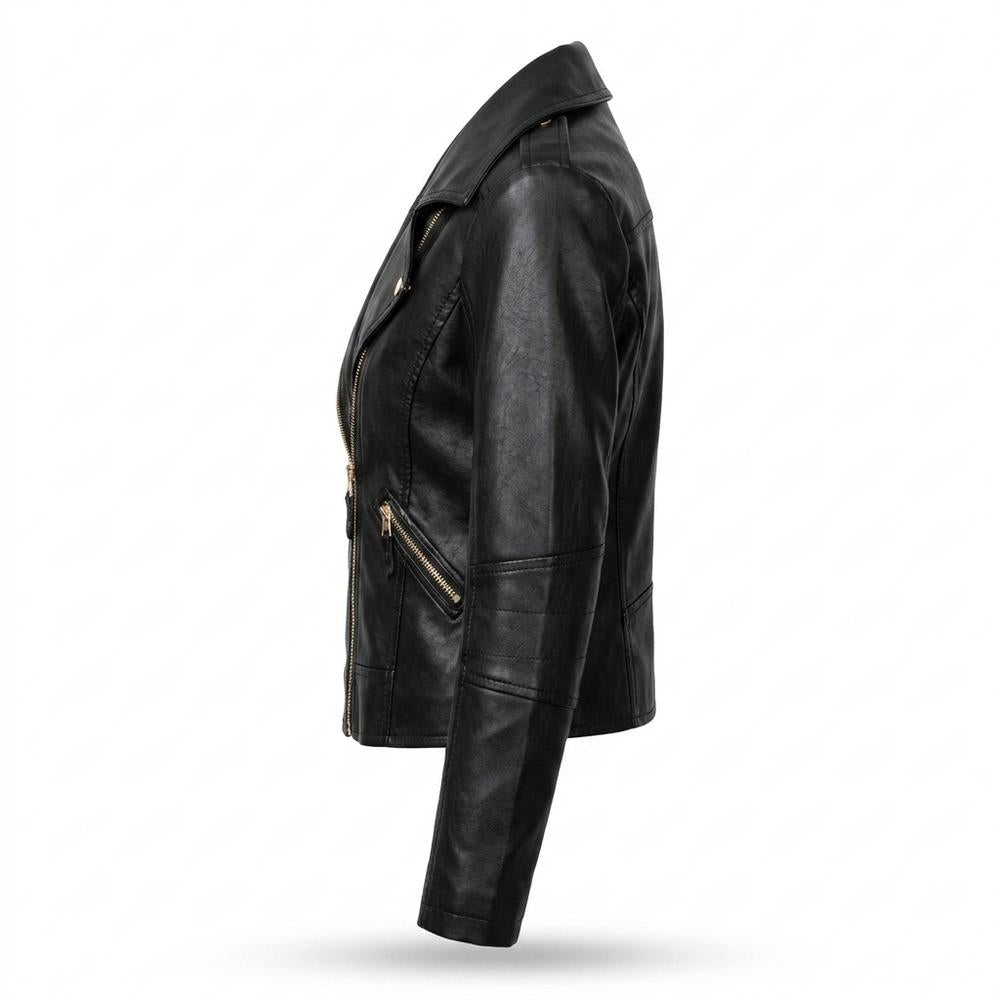 Allsaints Leather - Ralom | Asymmetrical Tailored Leather Jacket Women