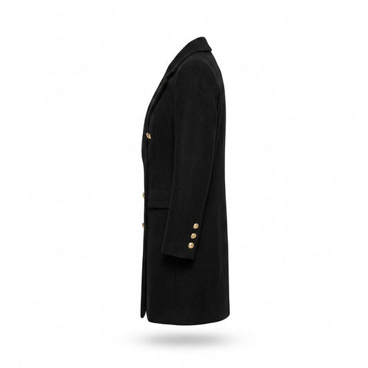 Allsaints Leather - Tivan | Double-Breasted Slim Fit Coat Women