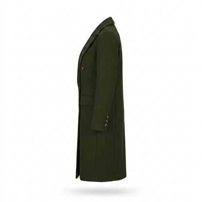 Allsaints Leather - Lyken | Double-Breasted Textured Coat Women