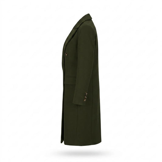 Allsaints Leather - Lyken | Double-Breasted Textured Coat Women