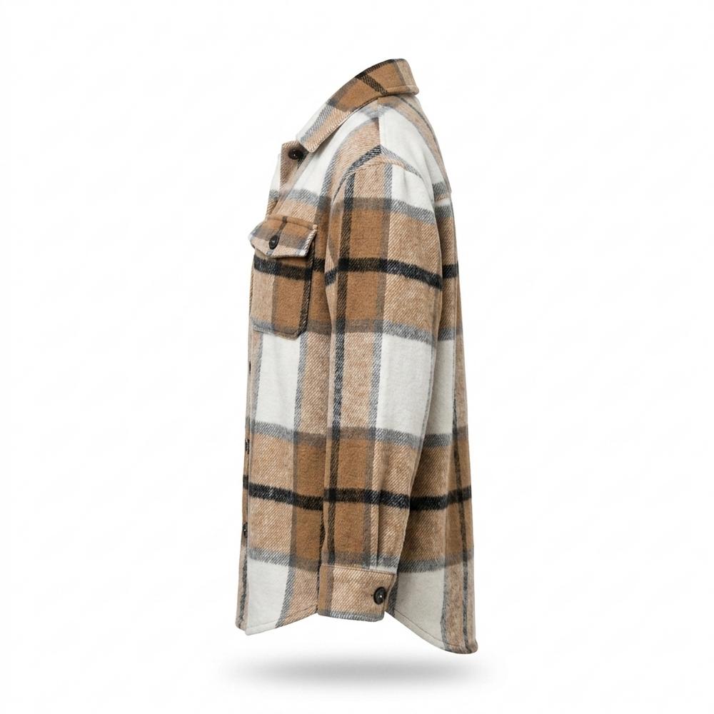 Allsaints Leather - Elmor | Plaid Button-Front Jacket Women