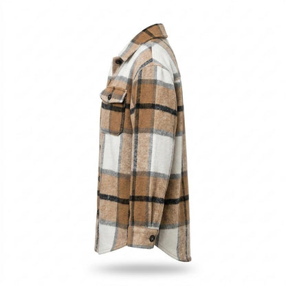 Allsaints Leather - Elmor | Plaid Button-Front Jacket Women
