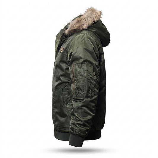 Allsaints Leather - Ritir | Padded Fur-Trimmed Jacket Men